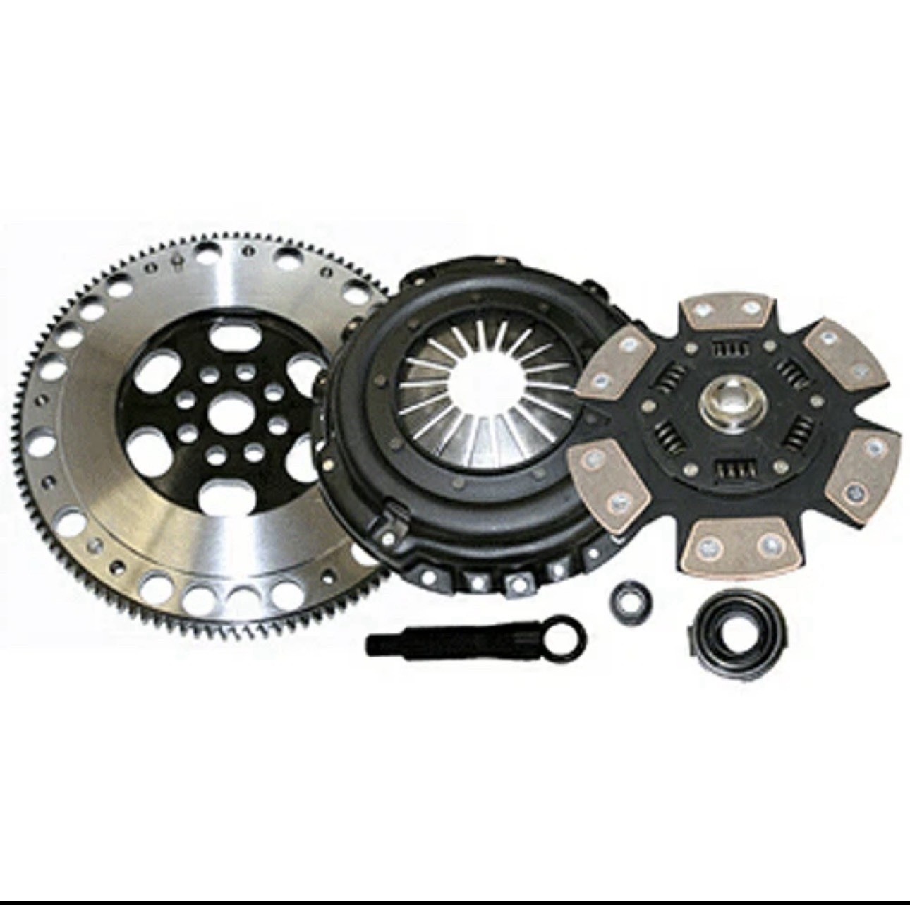 D Series Competition Stage 4 6 Puck Sprung Clutch And Lightweight Flywheel Combo D Series Competition Stage 4 6 Puck Sprung Clutch And Lightweight Flywheel Combo