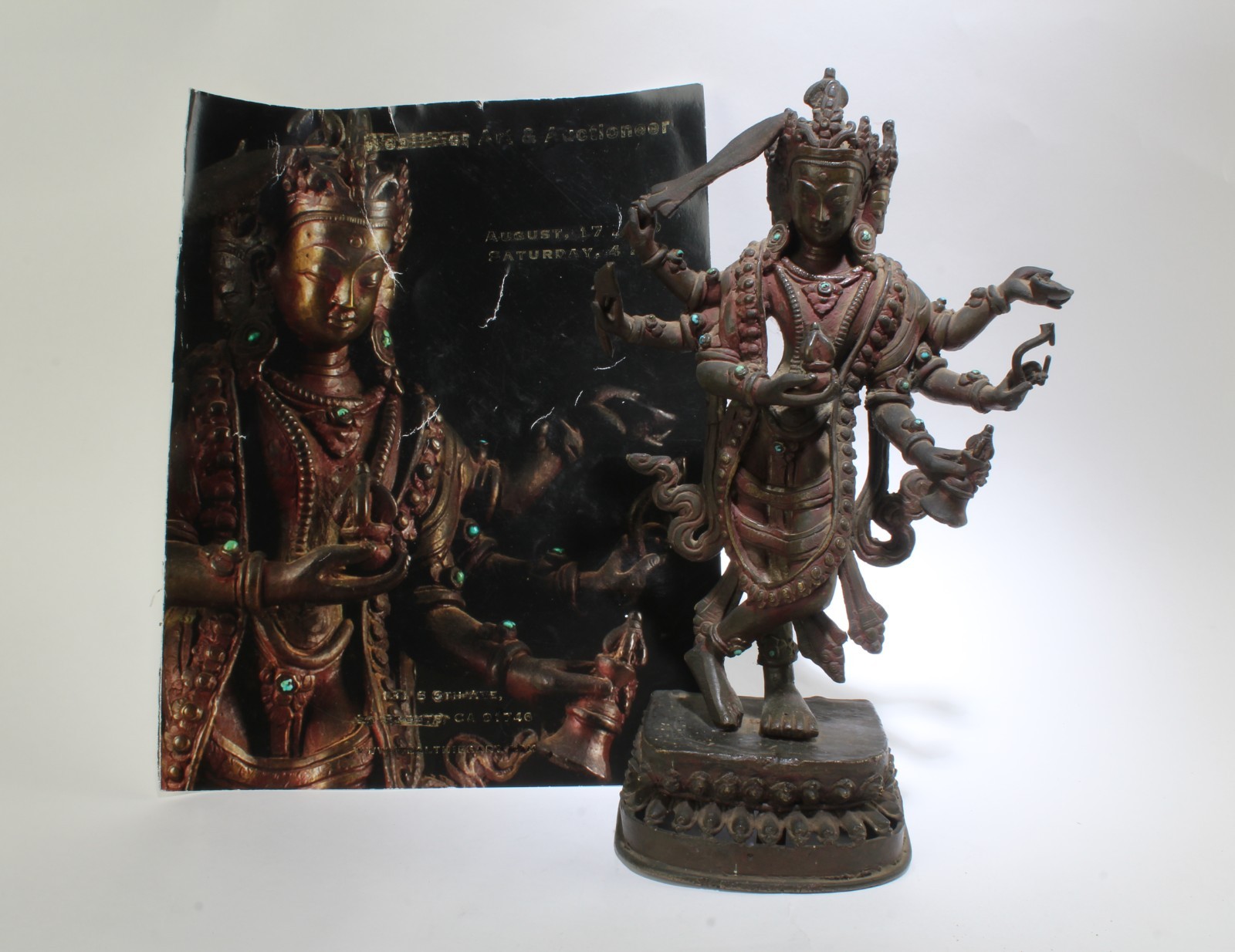18-19th Antique Bronze Buddha Vasudhra 18-19th Antique Bronze Buddha Vasudhra