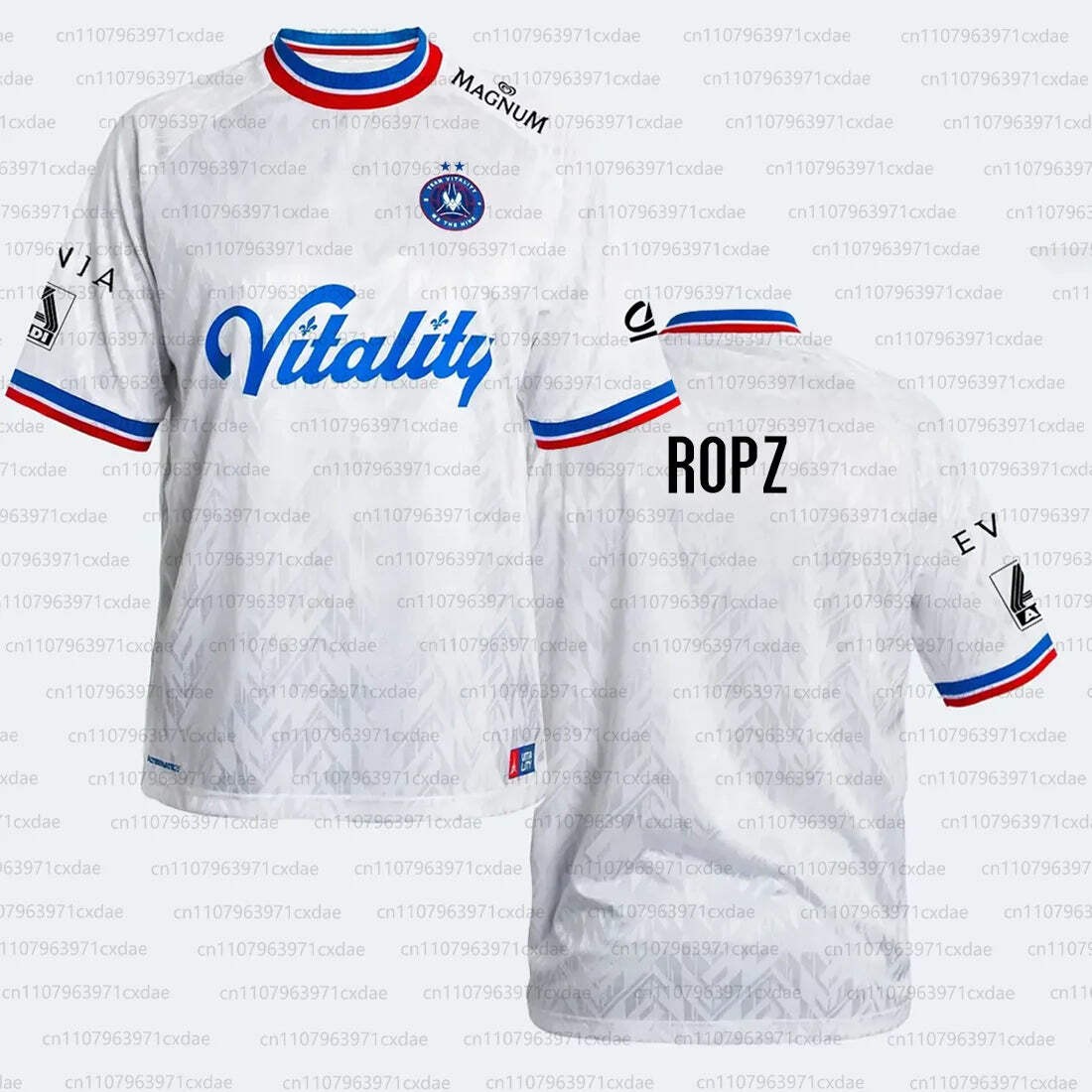 Two Stars Vitality Team 2025 26 CS2 EPL Jerseys ZywOo Fans Fashion Streetwear Un
