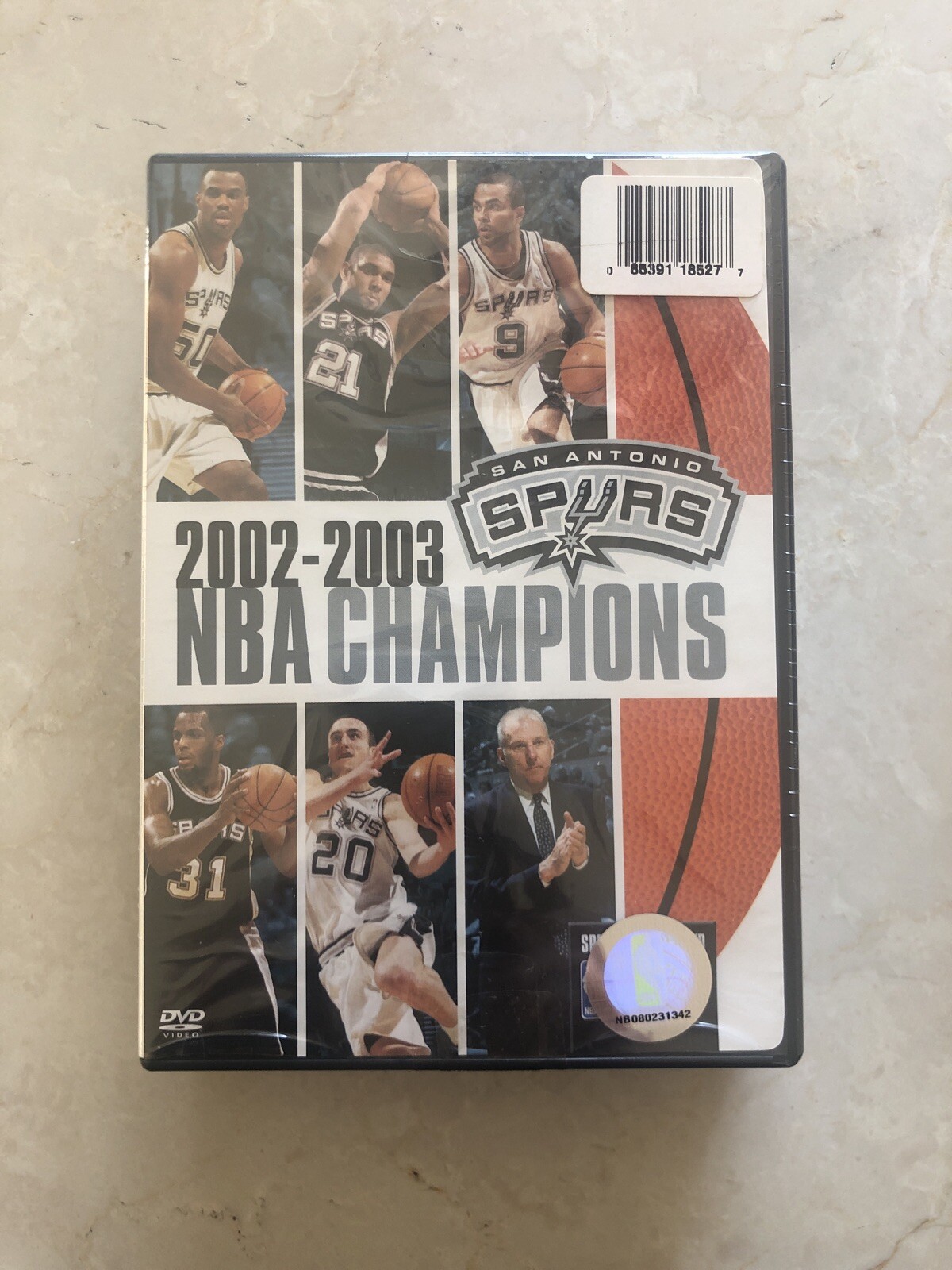 NBA Champions: San Antonio Spurs 2002-2003,  2004-2005,  2006-2007  NEW