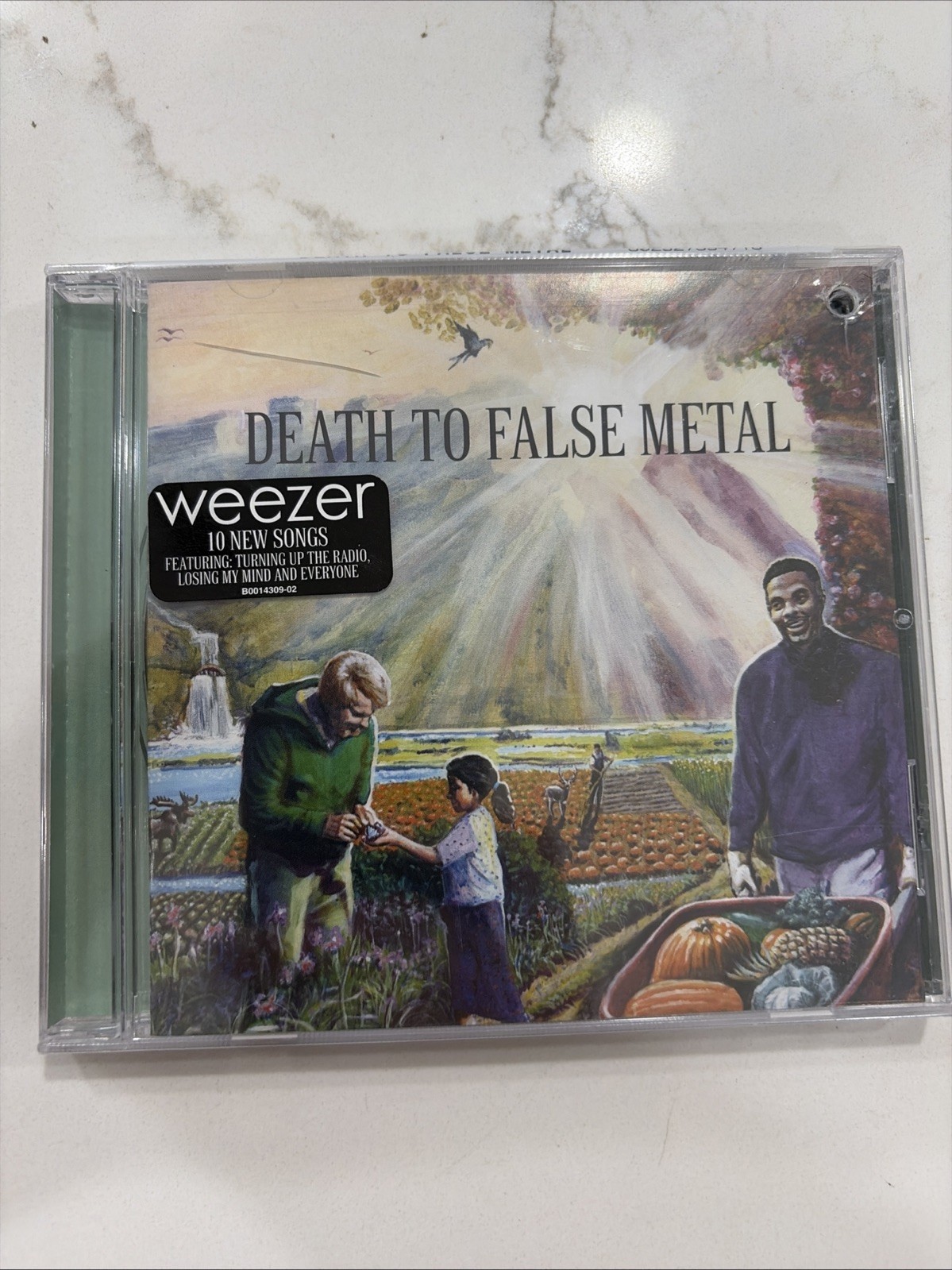 Weezer - Death to False Metal CD 2010 NEW/SEALED Promo Hole Punch Case Crack Weezer - Death to False Metal CD 2010 NEW/SEALED Promo Hole Punch Case Crack