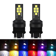 G4 AUTOMOTIVE 2x 3157 LED Bulb Upgraded 3030 SMD Colorful Turn Signal Tail Light picture