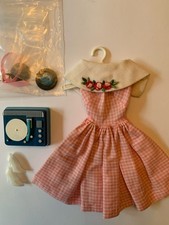 Vintage 1965 Mattel #1626 DANCING DOLL Barbie Doll Pink Dress Tagged, READ, picture