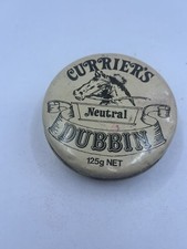 Vintage Currier's Neutral Dubbin Tin Horse Riding Boot Waterproofing Collectable picture