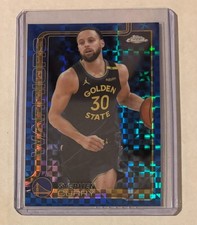 2025-26 Topps Chrome - Stephen Curry #201 Blue X-Fractor picture