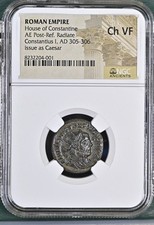 NGC Ch VF Antoninianus of Constantius I Chlorus AD305-306 Roman CHOICE VERY FINE picture