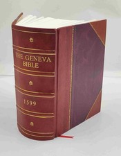 The 1599 Geneva Bible 1599 [Leather Bound] picture