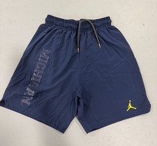 Nike Michigan Wolverines Navy Dri-Fit Basketball Shorts - Mens size Medium picture