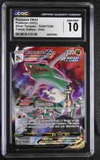 2022 Pokemon Silver Tempest Rayquaza VMAX TG20 Character Rare CGC 10 Gem Mint picture
