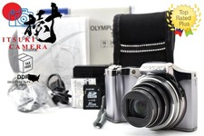 Near Mint Olympus SZ-14 Silver 14MP 24x Zoom Compact Digital Camera in Box JAPAN picture