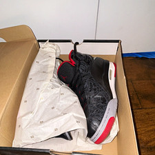 Jordan Air Jordan Dub Zero Bred Mid Top Black/Red 311046-013 2016 size 11 picture