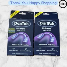 LOT OF 2 PACK DENTEK ULTIMATE DENTAL GUARD SMARTFIT TRAY & CASE - TEETH GRINDING picture
