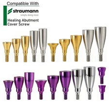 US 5Pcs Dental Healing Cap Abutments Cover Screw Fit Straumann ITI NC/RC picture