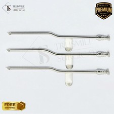 Surgical Suction Raspatory, Sharp with Stylet, (20cm) 200mm x Ø 5mm , 3 Pcs picture