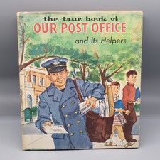 VTG 1955 True Book of Our Post Office and Its Helpers by Irene Miner Dust Cvr HB picture
