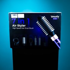Vincofy 7 in 1 Hair Dryer Brush HB801i Air Styler 1200W New Sealed picture