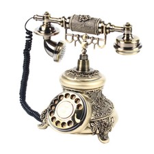 Vintage Phone Antique Rotary Dial Telephone Retro Landline Decor Old Fashioned picture