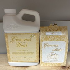 Glamorous Wash fleur de lie 32oz Fine Laundry Detergent with diva sachet picture