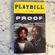 PROOF April 2026 Broadway Playbill  Don Cheadle, Ayo Edebiri, Jin Ha picture