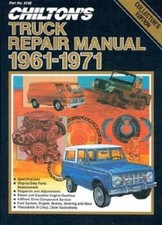 Chilton's Truck Repair Manual, 1961-1971 Paperback picture