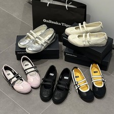 2025 Patou x Onitsuka Tiger Mexico 66 Tgrs Mary Jane Ballet Flats 118A2678-001 picture