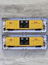 Atlas N-Scale Gunderson TTX 60' Double Door Box Cars (2) picture