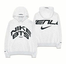Nike x BTS Gray Graphic Print Hoodie (Medium) - New With Tags picture