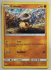 Pokemon Card - Cubone - sui - Confetti Holo (7/12) McDonald's Promos 2018 *MP* picture