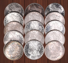 Lots of 5 Coin 1878-1921 Morgan Silver Dollar Random Shipping Mixed Dates picture