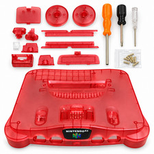 Custom Full Housing Case Replacement Kit for Nintendo 64 Console N64 Cover Shell picture