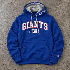 New York Giants Champion Contrast Hoodie - Blue picture