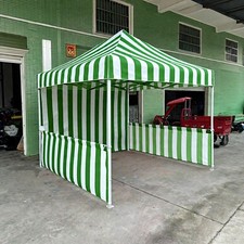 10x10 Pop up Carnival Canopy Tent Vendor Booth Sidewall and Half Walls-pickup picture