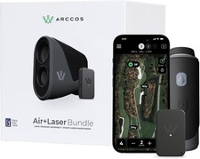 Arccos Air + Smart Laser AI Rangefinder Bundle Slope & Wind, 