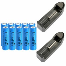 UltraFire 14500 Battery 1800mAh Li-ion 3.7V Rechargeable Batteries Cell USA Lot picture