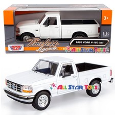 Motormax 1993 Ford F-150 XLT Pickup Truck WHITE 1:24 Diecast Model 79397 picture