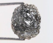 3.59Ct Dark Grey Rough Diamond Natural Loose Raw Diamond Rustic Diamond For Ring picture