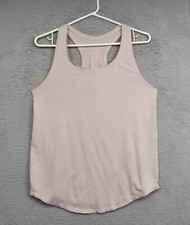 Lululemon Love Tank Top Womens 6 Pink Relaxed Racerback Pima Cotton Performance picture