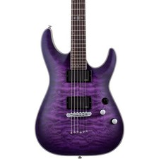 Schecter Guitar Research C1 Platinum Electric Guitar Satin Purple Burst picture