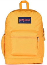 JanSport Cross Town Plus Backpack Orange Soda School Book Bag Travel Hiking picture