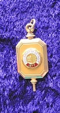 Vintage University Of Detroit 1877 School Key Term Pendant picture