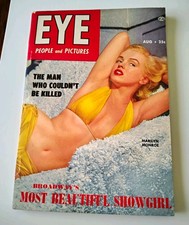 EYE People and Pictures 1953 Marilyn Monroe Magazine Issue  Pinups High Grade picture