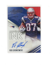 2014 Panini Absolute - Absolute Ink Rob Gronkowski #AB-RG Spectrum Silver /50 picture
