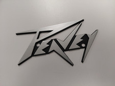 LOGO, PEAVEY SML BLACKK/SLVERLV LIGHTNING BOLT picture