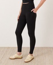 Pact Women's On the Go-To Pocket Legging Black X-Large Pants Comfortable Stretch picture
