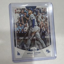 Topps 2024 50/50 Shohei Ohtani Base #100 Los Angeles Dodgers MLB picture
