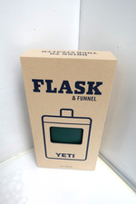 Yeti Flask Black Forest Green 7 oz With Funnel, Genuine picture