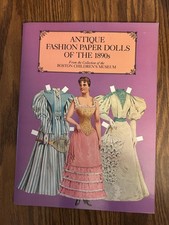 Antique Fashion Paper Dolls of the 1890s Paperback picture