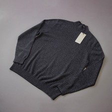 N Peal Turtle Neck 100% Cashmere Jumper / £335 / M / Dark Charcoal picture