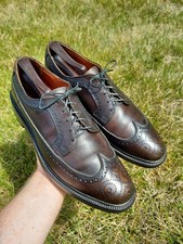 RARE 1960s Hanover X Towncraft 2746 Turf Olive Green LWB Gunboat Shoes Men 9 C/A picture
