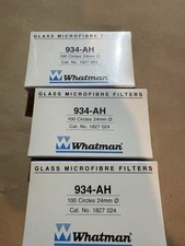 Whatman 934-AH Glass Microfiber Filters 24mm 1827-024 Lot of 3 Boxes NOS picture